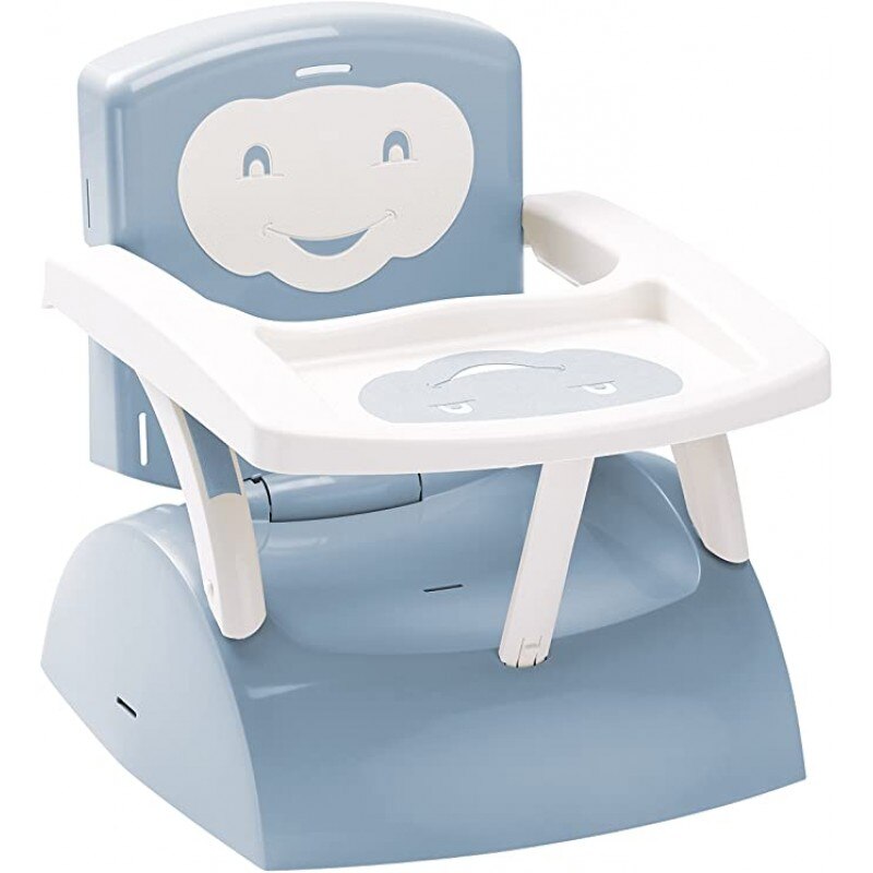 Scaun inaltator de masa 2 in 1 Babytop Thermobaby, 57 x 42 x 33 cm, plastic, 6 luni+, model myosotis blue