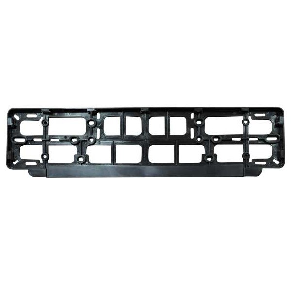 Suport numar inmatriculare cu rigleta set 2 bucati negru