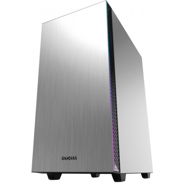 Carcasa Aerocool Cylon Tempered Glass, Mid-Tower, fara sursa, ATX, White
