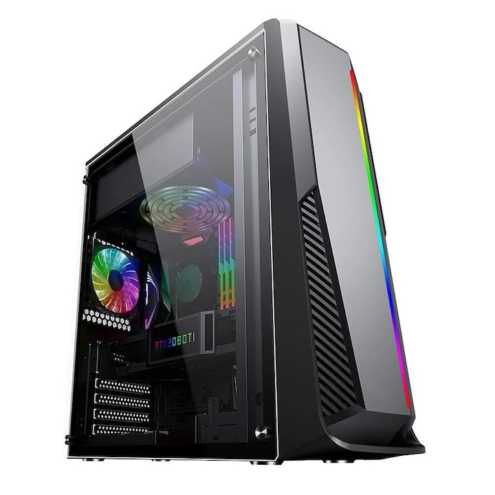 Carcasa Segotep EOS, Mid Tower, fara sursa, Black