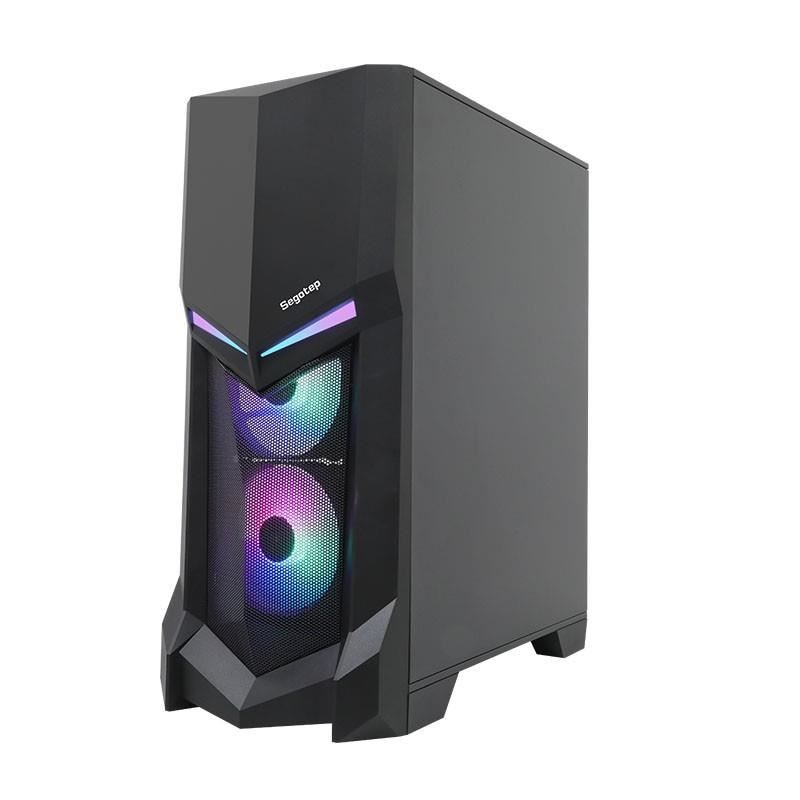 Carcasa Segotep Gank 3, Mid-Tower, fara sursa, ATX, Black