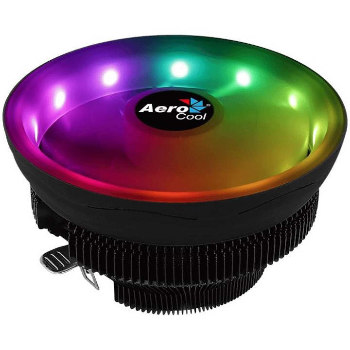 Cooler Procesor Aerocool Core Plus RGB, compatibil AMD/Intel
