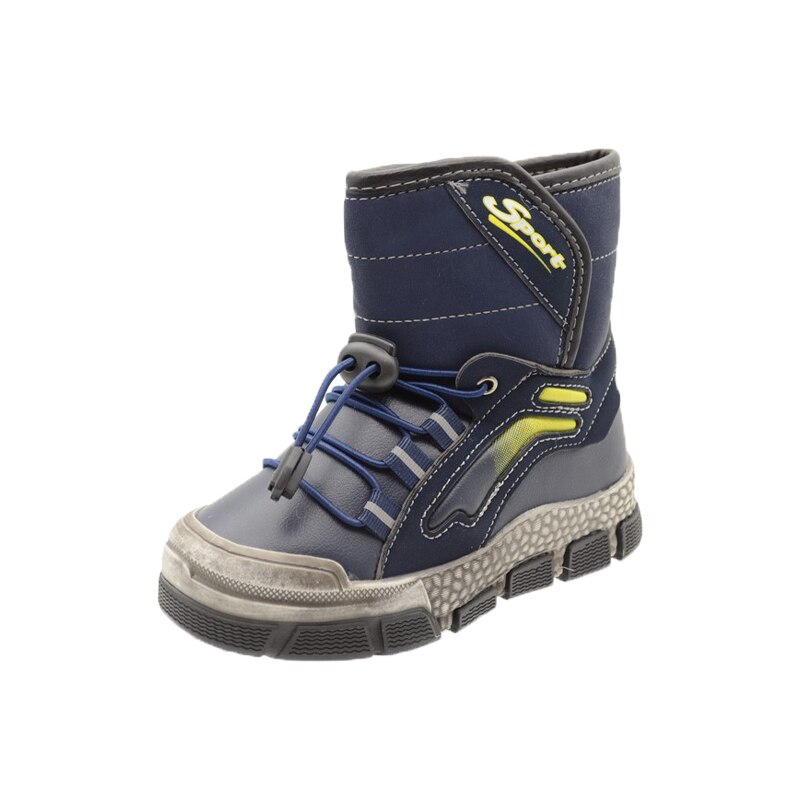 Cizme imblanite pentru baieti Tom Miki C-T7942-B, Bleumarin