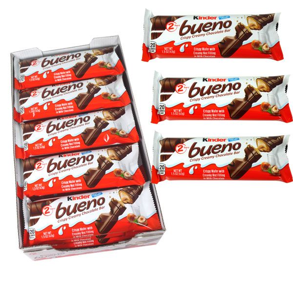 Napolitane Kinder Bueno 43g - 12 buc