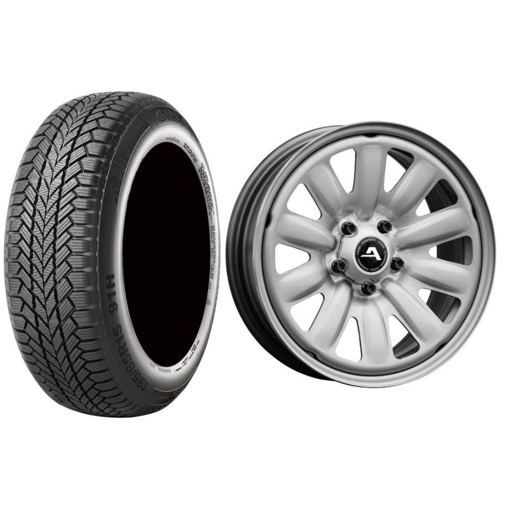 Roata completa VW T-Roc, Audi Q2 janta otel ALCAR 130301 6x16 + anvelopa Iarna Giti Winter W1 205/60R16 92H