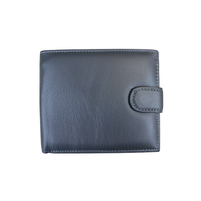 Portofel barbatesc din piele naturala, Hassion, F052 Dark Gray