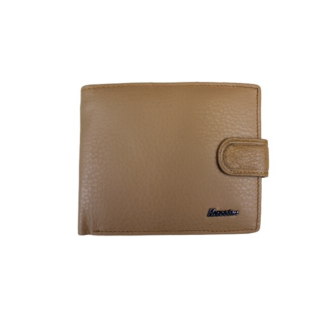 Portofel barbatesc din piele naturala, Hassion, F052 Earth Yellow