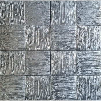 Tapet DEGRETS 99214 3D Autocolant argintiu Patrat, 70cm x 70cm x 8 mm Tapet DEGRETS 99214 3D Autocolant argintiu Patrat, 70cm x 70cm x 8 mm