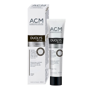 Crema hidratanta antiimbatranire ACM Duolys pentru piele uscata si foarte uscata, 40 ml Crema hidratanta antiimbatranire ACM Duolys pentru piele uscata si foarte uscata, 40 ml