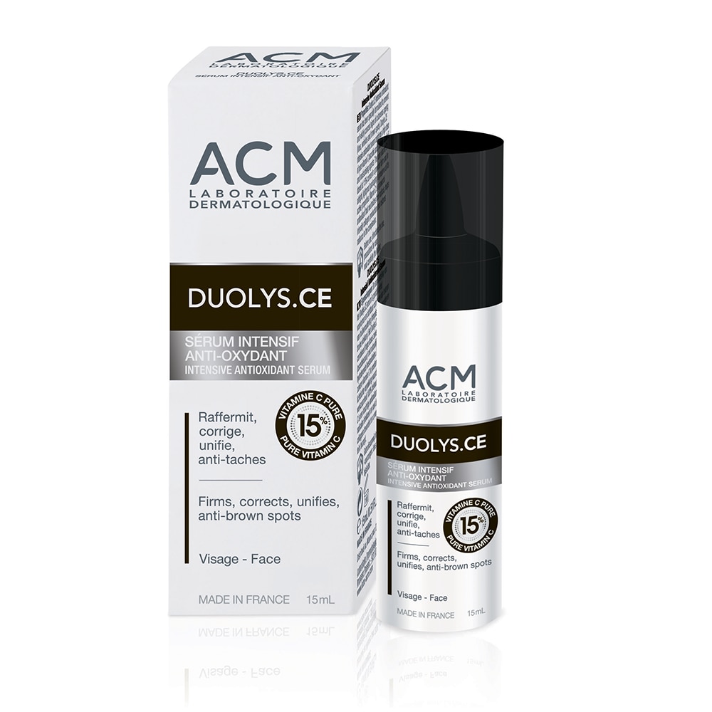 Ser intensiv antioxidant ACM Duolys CE cu 15% vitamina C pura, 15 ml - eMAG.ro