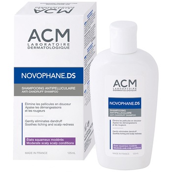 Sampon anti-matreata ACM Novophane DS impotriva descuamarii moderate a scalpului, 125 ml Sampon anti-matreata ACM Novophane DS impotriva descuamarii moderate a scalpului, 125 ml