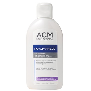 Sampon anti-matreata ACM Novophane DS impotriva descuamarii moderate a scalpului, 300 ml Sampon anti-matreata ACM Novophane DS impotriva descuamarii moderate a scalpului, 300 ml