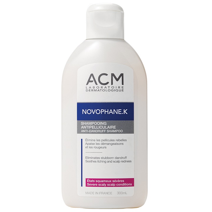 Sampon anti-matreata ACM Novophane K impotriva descuamarii cronice a scalpului, 300 ml