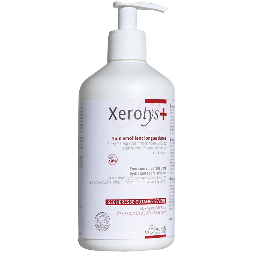 Emulsie hidratanta de lunga durata si ultra relipidanta Lysaskin Xerolys+ pentru corp, 500 ml