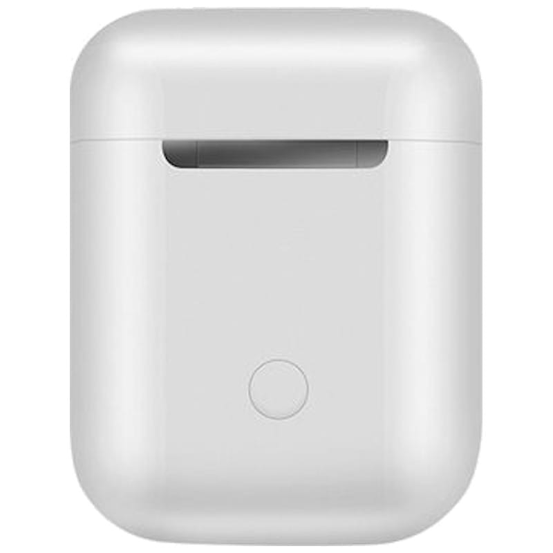 Casti Bluetooth V5.0, compatibile IOS & Android, RLN Electronics™, Docking Station, Wireless, 3D sound, Touch Control, fast charging, Alb Sidef