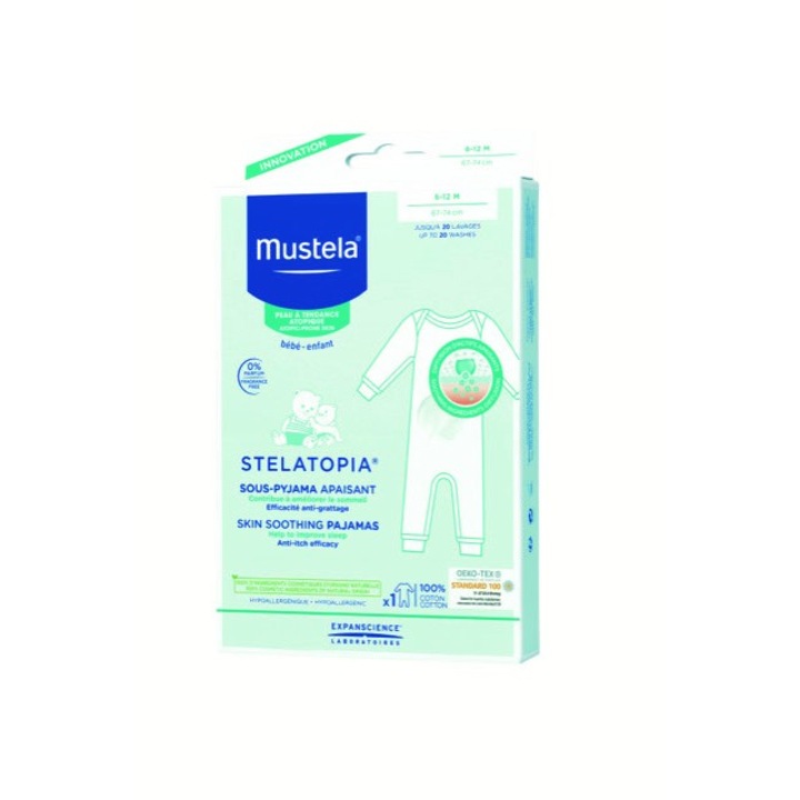 Mustela Stelatopia- Пижама с успокояващ ефект 6-12 месеца