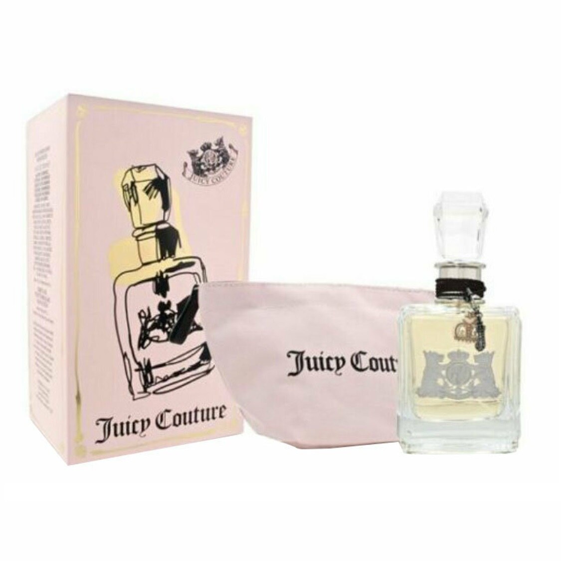 Juicy Couture, Femei, Set cadou: Eau De Parfum 100 ml si portfard
