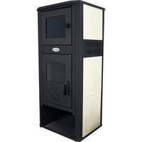 Semineu pe lemne, brichete si carbuni Fornello Ambasador LM RN 10 kw, 49x46x1160 cm