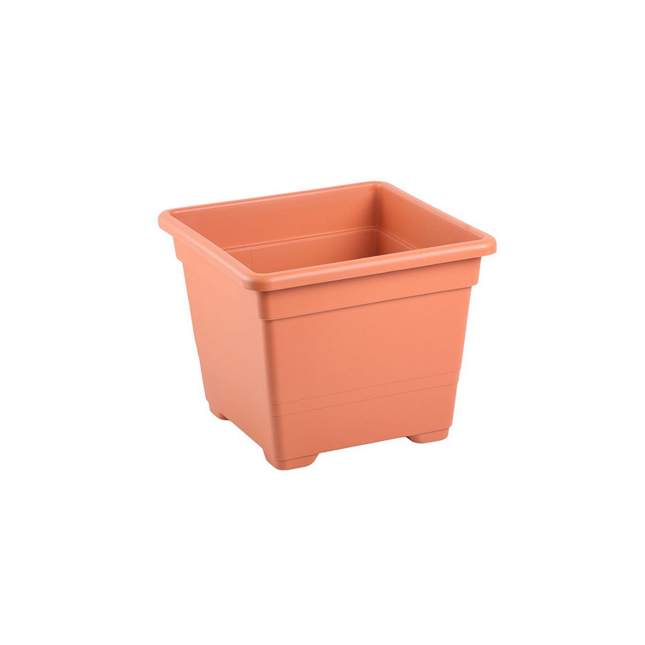 Ghiveci patrat, Tuia, dimensiune 27x27 cm