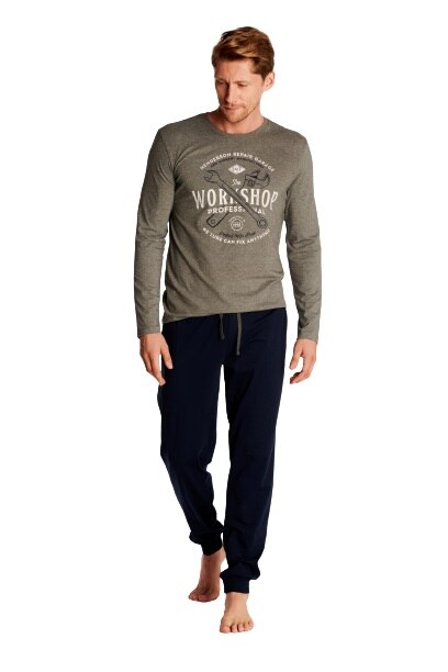 Pijamale barbati Henderson Owner, gri, Gri