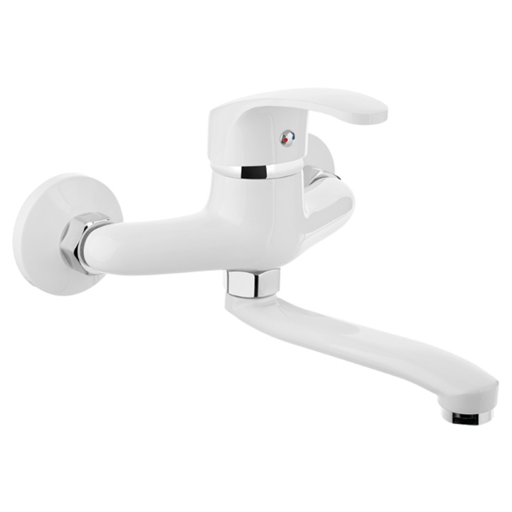 Стенен смесител за кухня Kuchinox BKK650, бяло