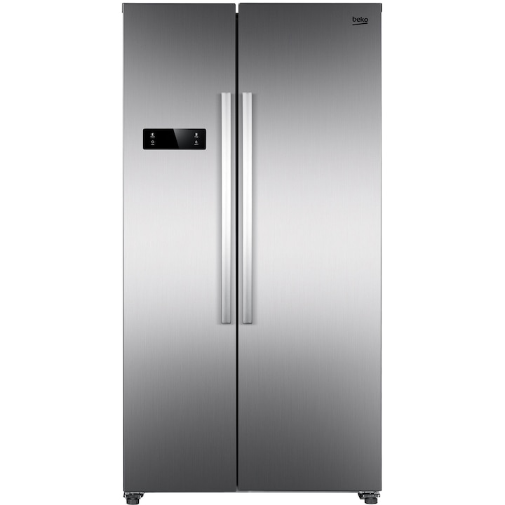 Хладилник Side by side Beko GNO4331XPN, 442 л, Клас E, NeoFrost Dual Cooling, Дисплей touch, H 177, Inox