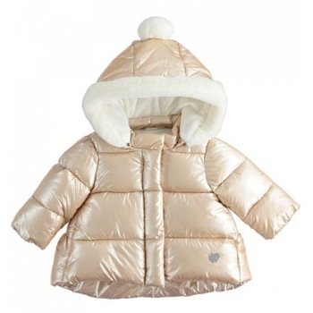 Geaca fete Ido bej metalizat Geaca fete Ido bej metalizat