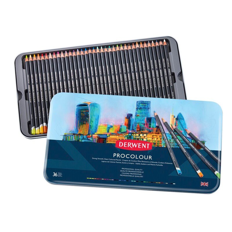 Set 36 creioane Procolour Derwent