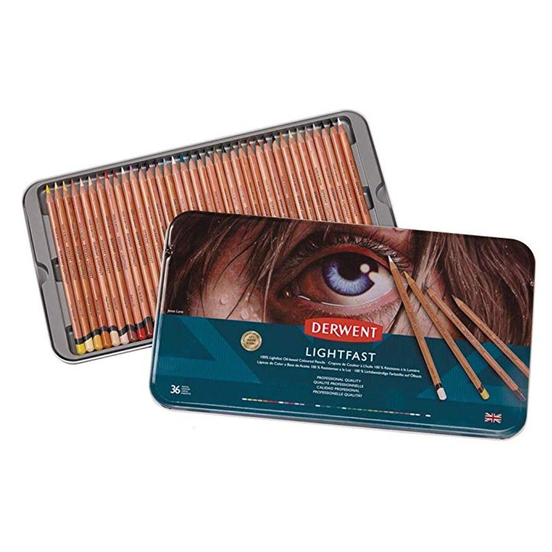 Set 36 creioane profesionale Lightfast Derwent