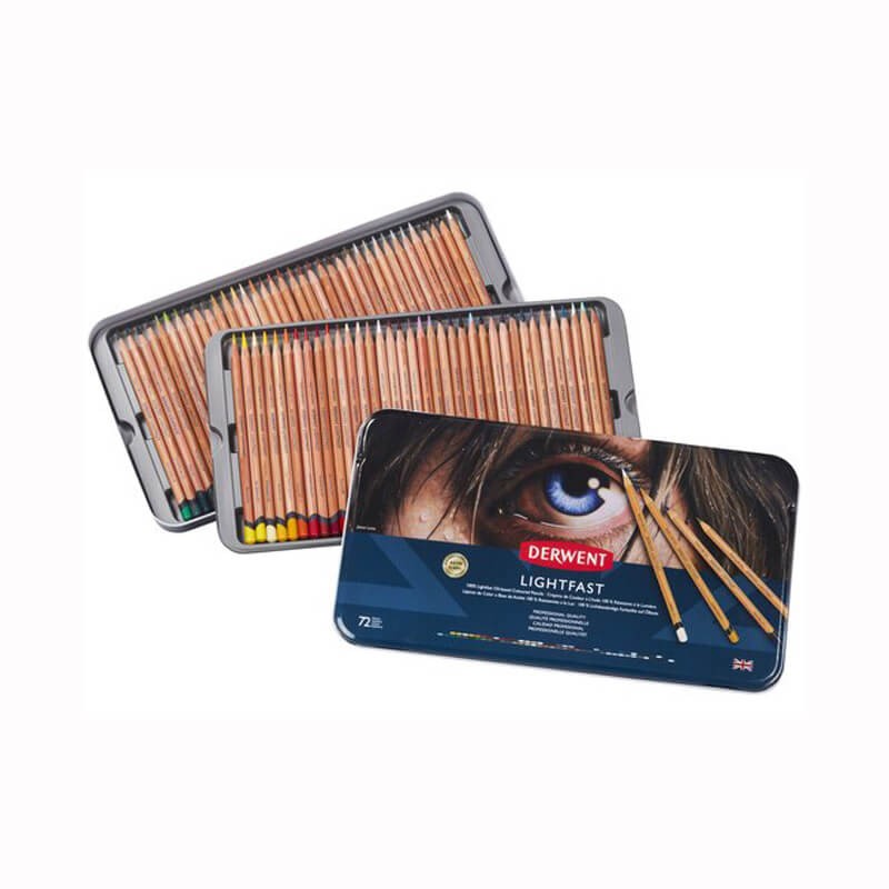 Set 72 creioane colorate Lightfast Derwent