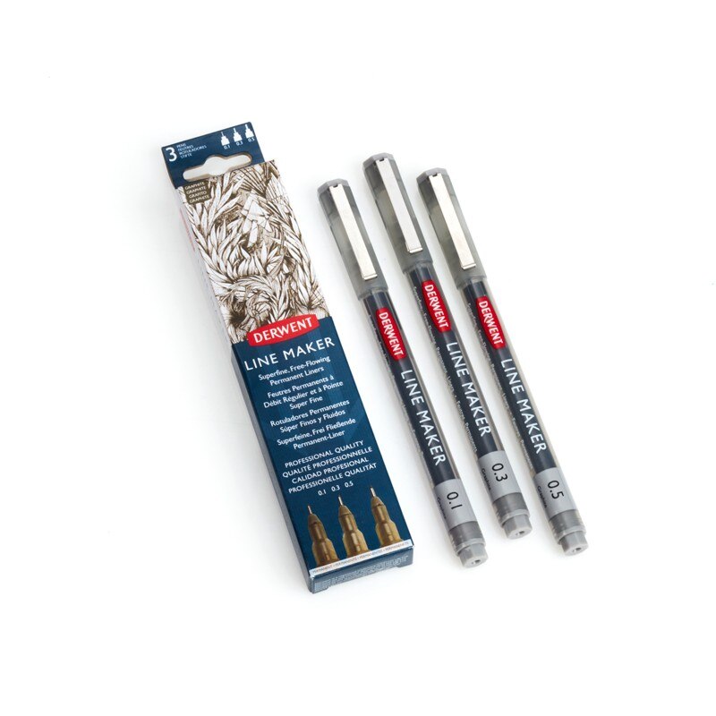 Set 3 liner Line Maker Graphite Derwent