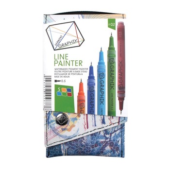Set 5 linere Graphik Line Painter 2 Derwent Set 5 linere Graphik Line Painter 2 Derwent