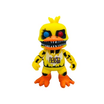 Figurina interactiva Nightmare Chica, five nights at freddy's, kcm ,+3 ani Figurina interactiva Nightmare Chica, five nights at freddy's, kcm ,+3 ani