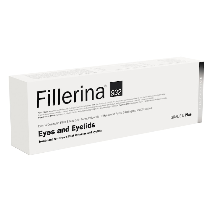 Терапия Fillerina 932, Степен 5 Plus, За очи и клепачи, 15 мл