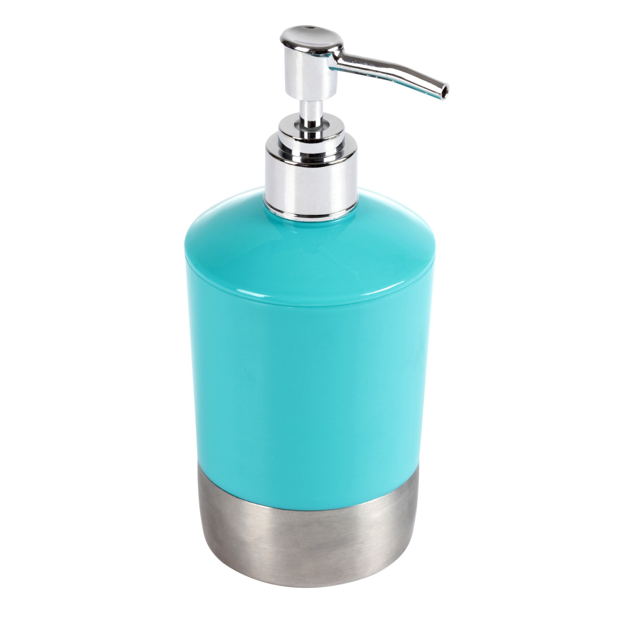 Dispenser sapun, albastru, plastic +metal