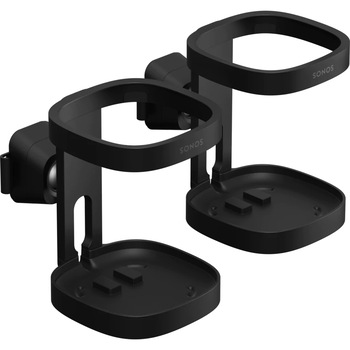 Suport perete Sonos pentru One si Play 1 , Pereche, Negru Suport perete Sonos pentru One si Play 1 , Pereche, Negru