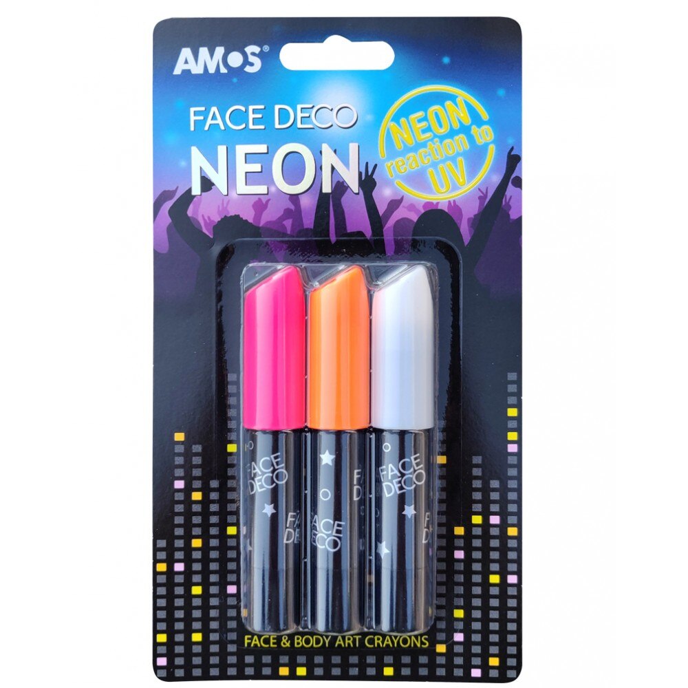 Face Deco AMOS Neon 3 culori/ set