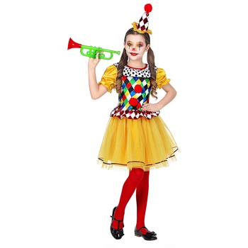 Costum carnaval clown fete Premium 160 cm 11-13 ani Costum carnaval clown fete Premium 160 cm 11-13 ani