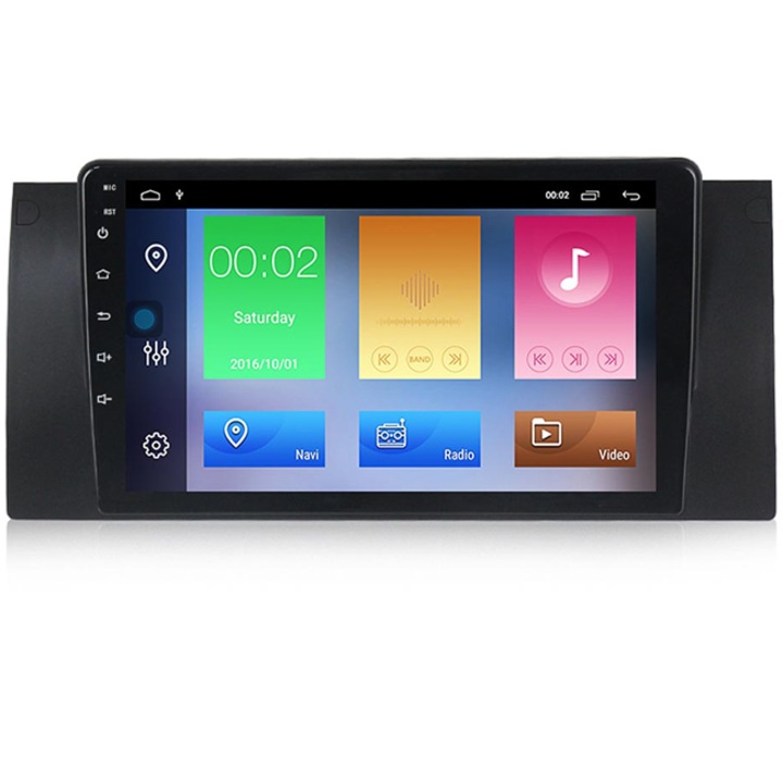 Мултимедия Hesperus за BMW E39, E53, E38, Двоен дин с GPS, Android 12