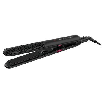 Placa de indreptat parul ROWENTA Optiliss SF3212F0, invelis Keratin&Tourmaline, temperatura ajustabila pana la 230°C, incalzire rapida in 30 sec, 10 trepte de temperatura, functie straight&curl, negru&roz Placa de indreptat parul ROWENTA Optiliss SF3212F0, invelis Keratin&Tourmaline, temperatura ajustabila pana la 230°C, incalzire rapida in 30 sec, 10 trepte de temperatura, functie straight&curl, negru&roz