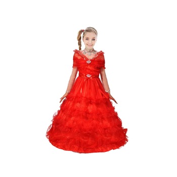 Costum Barbie, rochie, rosu, ambalata in cutie, 4 - 5 ani Costum Barbie, rochie, rosu, ambalata in cutie, 4 - 5 ani