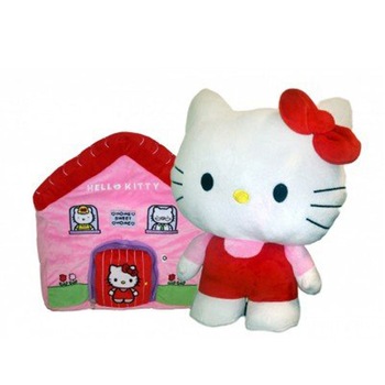 Jucarie de plus Hello Kitty-Hideaway 902523, Plus transformabil cu 2 fete, 35 cm Jucarie de plus Hello Kitty-Hideaway 902523, Plus transformabil cu 2 fete, 35 cm