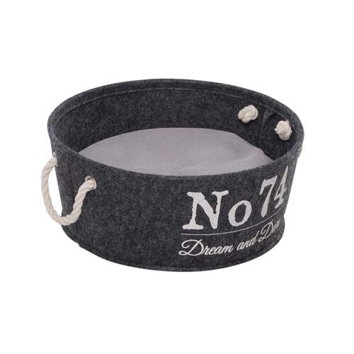 Culcus pentru animale de compnie, Ebi, Gri, 40x17x35 cm