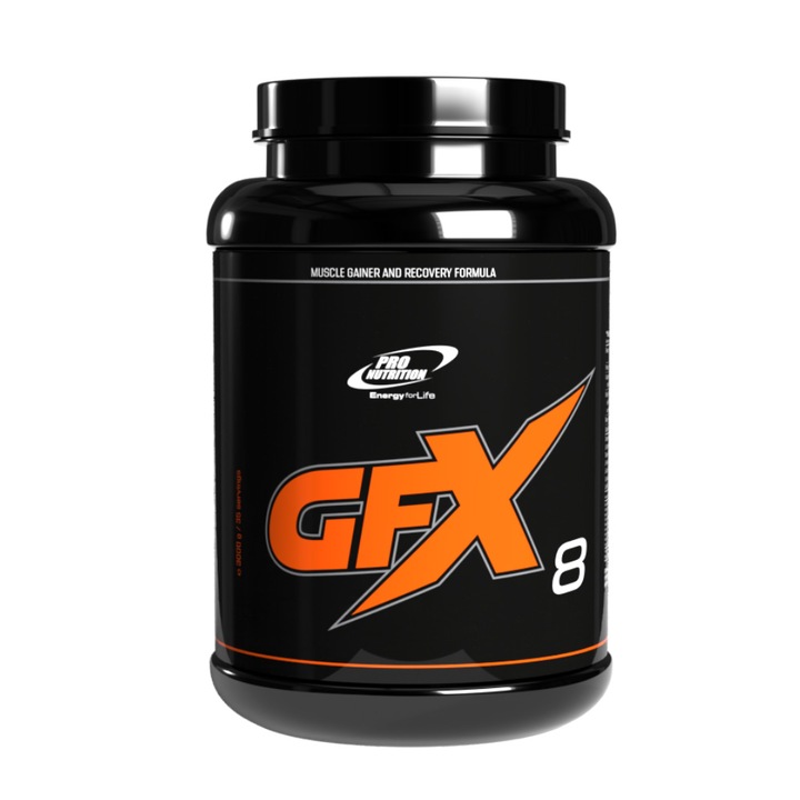 Pro Nutrition, Gainer izomfejlesztéshez, GFX-8 karamell, 3000g