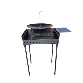 Set Gratar de gradina 60x40 cm reglabil pe 3 niveluri, disc gratar de 46 cm inclus Set Gratar de gradina 60x40 cm reglabil pe 3 niveluri, disc gratar de 46 cm inclus