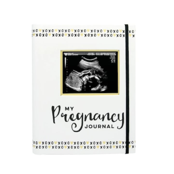Дневник за бременни Pearhead, Място за снимки, Бял, 74 стр