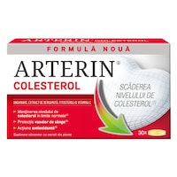 Supliment alimentar Arterin colesterol, 30 comprimate