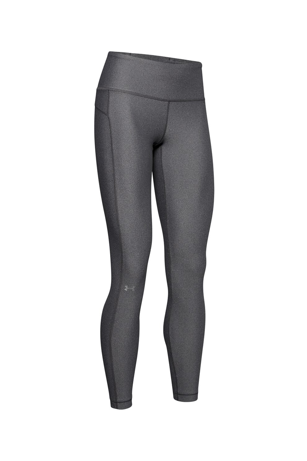 Under Armour, Colanti cu talie inalta, pentru fitness, Gri inchis