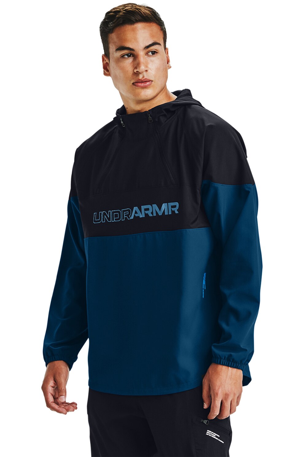 Under Armour, Hanorac pentru antrenament Futures Mixed, Negru/Bleumarin