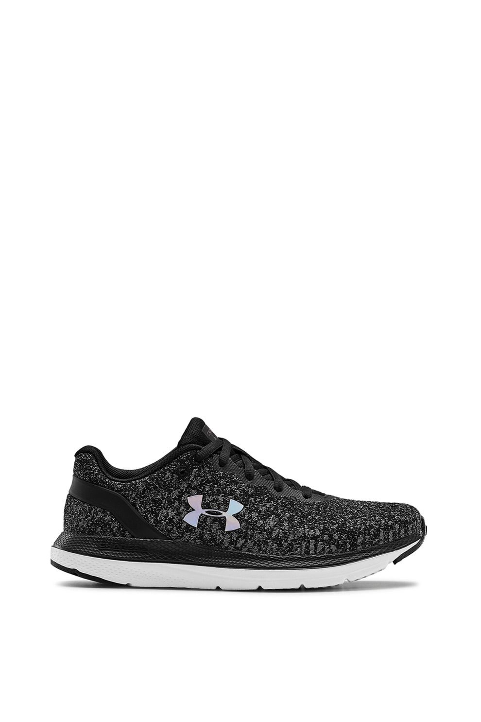 Under Armour, Pantofi pentru alergare din plasa tricotata Charged Impulse, Negru
